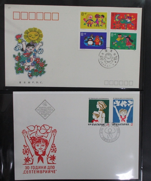 Worldwide Young Pioneer Scouts on Stamps Collection (Est $200-$250)  
