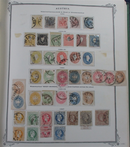 Austria and Areas Collection in 2 Scott Specialty Albums (Est $2000-2500)