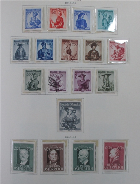 Austria and Areas Collection in 2 Scott Specialty Albums (Est $2000-2500)