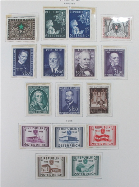Austria and Areas Collection in 2 Scott Specialty Albums (Est $2000-2500)