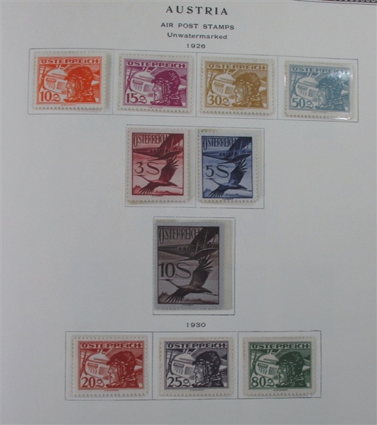 Austria and Areas Collection in 2 Scott Specialty Albums (Est $2000-2500)