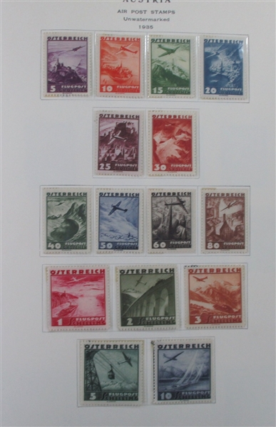 Austria and Areas Collection in 2 Scott Specialty Albums (Est $2000-2500)