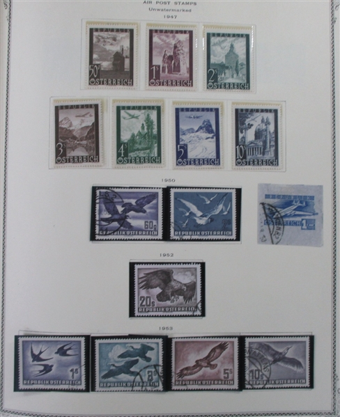 Austria and Areas Collection in 2 Scott Specialty Albums (Est $2000-2500)
