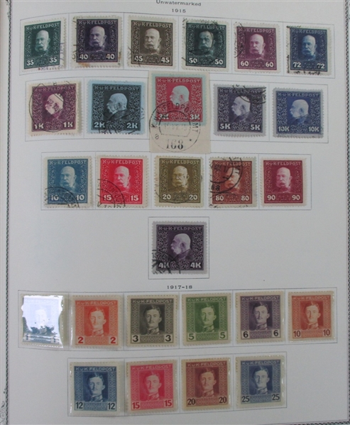Austria and Areas Collection in 2 Scott Specialty Albums (Est $2000-2500)