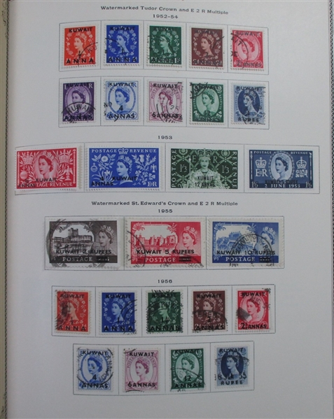 British Asia Collection in 2 Scott Specialty Albums (Est $1000-1500)