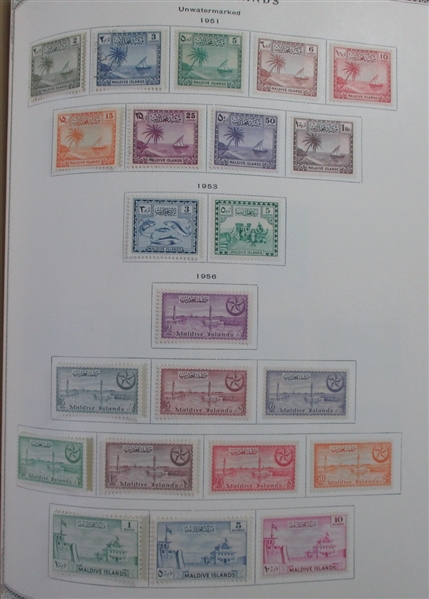 British Asia Collection in 2 Scott Specialty Albums (Est $1000-1500)