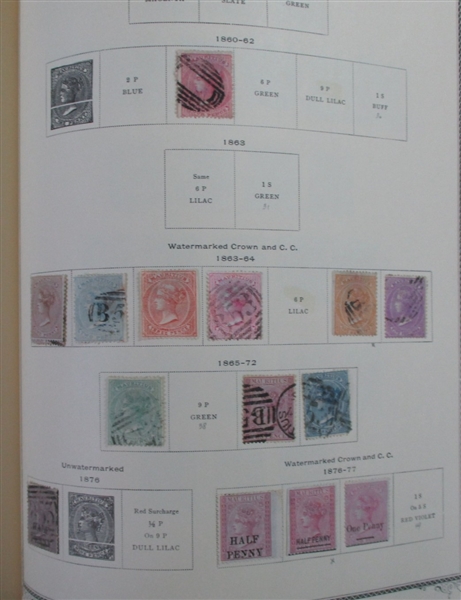British Asia Collection in 2 Scott Specialty Albums (Est $1000-1500)