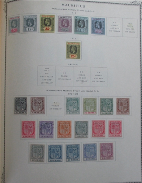 British Asia Collection in 2 Scott Specialty Albums (Est $1000-1500)