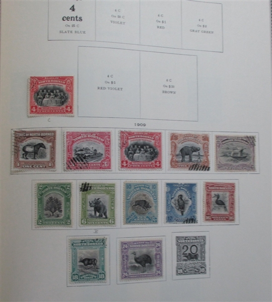 British Asia Collection in 2 Scott Specialty Albums (Est $1000-1500)