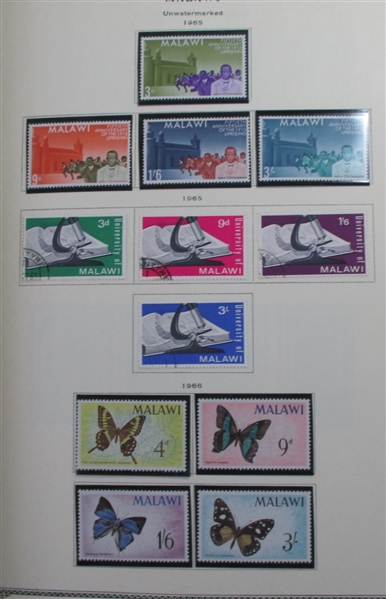 British Asia Collection in 2 Scott Specialty Albums (Est $1000-1500)