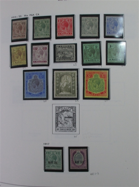 Malta Collection to 2022 in 3 Volumes (SCV $6300)