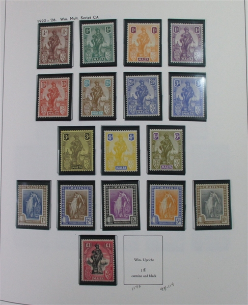 Malta Collection to 2022 in 3 Volumes (SCV $6300)