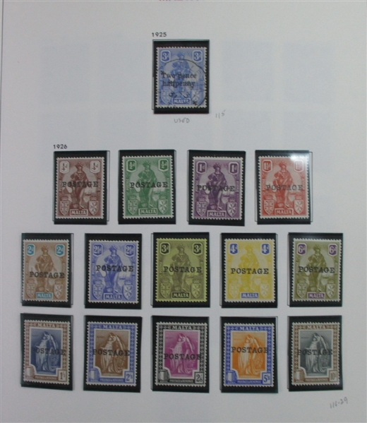 Malta Collection to 2022 in 3 Volumes (SCV $6300)