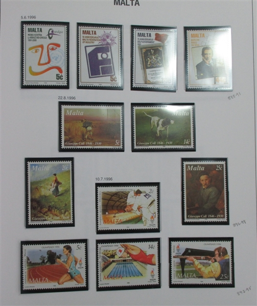 Malta Collection to 2022 in 3 Volumes (SCV $6300)