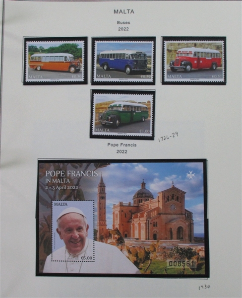 Malta Collection to 2022 in 3 Volumes (SCV $6300)
