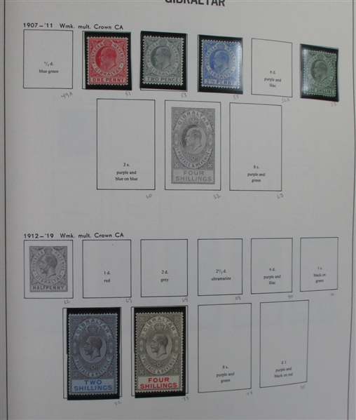 Gibraltar Collection to 2022 in 3 Volumes (SCV $5650)