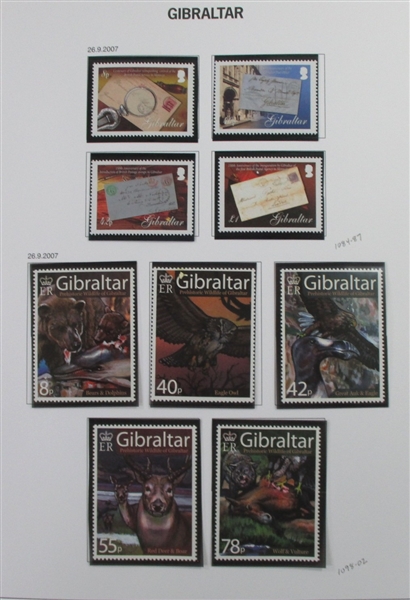 Gibraltar Collection to 2022 in 3 Volumes (SCV $5650)