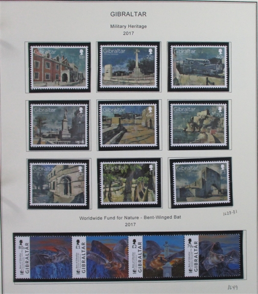 Gibraltar Collection to 2022 in 3 Volumes (SCV $5650)