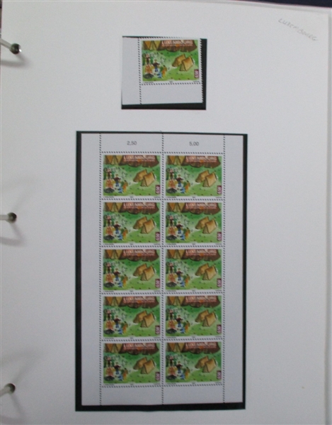 Worldwide Scouts on Stamps, 2007 Europa Issues (Est $350-500)