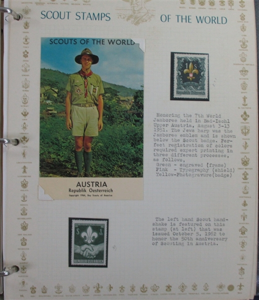 Worldwide Scouts on Stamps Collection (Est $400-600)
