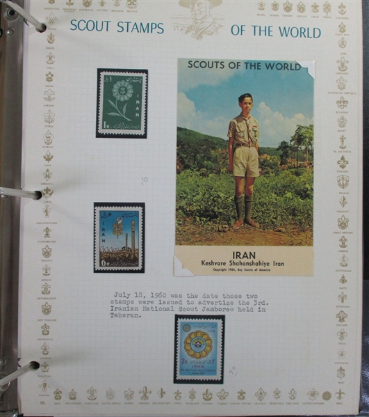 Worldwide Scouts on Stamps Collection (Est $400-600)