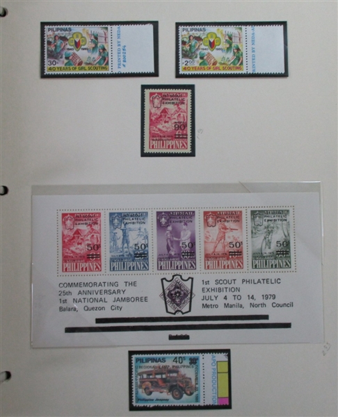Worldwide Scouts on Stamps Collection (Est $400-600)