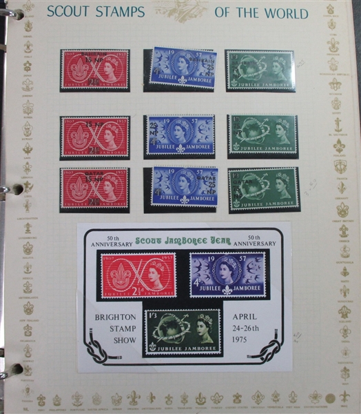 Worldwide Scouts on Stamps Collection (Est $400-600)