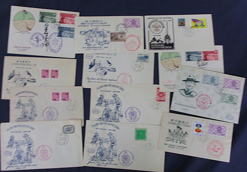 Republic of China Scout Topical First Days and Other Covers (Est $150-200)