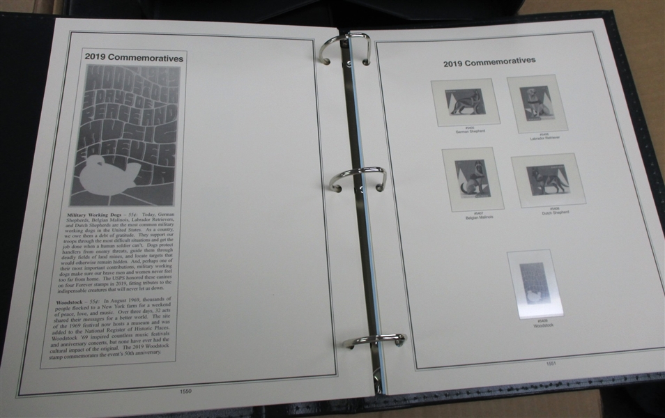 Mystic American Heirloom Hingeless Album Set w/Dust Covers (Est $600-800)