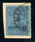 Cape of Good Hope Scott 178 Used on Piece, 1900 Sgt Maj Goodyear Mafeking (SCV $375)
