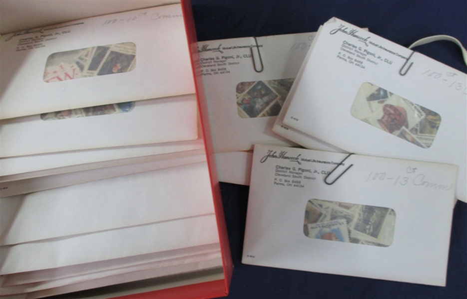 Worldwide Hodge Podge Filling a Banker Box (Est $400-500)