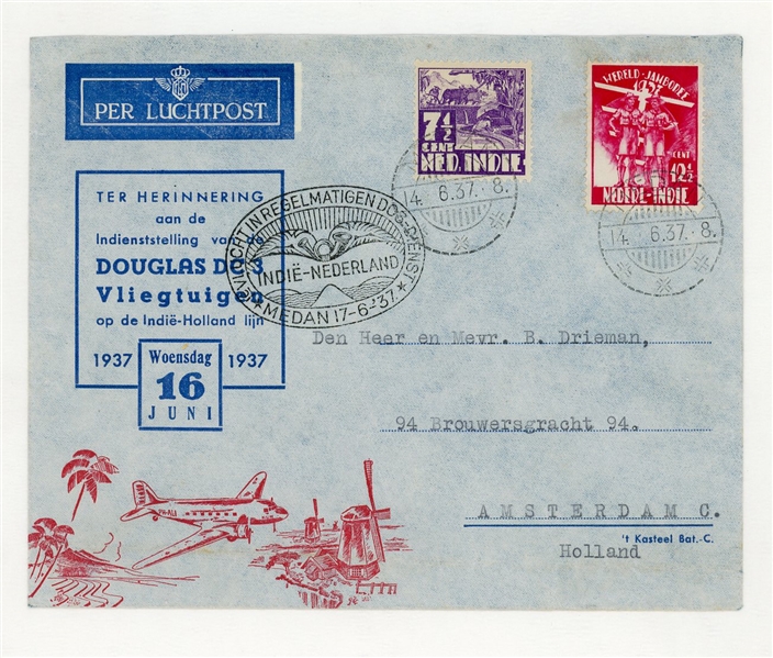 Netherlands Indies Collection of Covers - 1937 Scout Jamboree (Est $200-300)