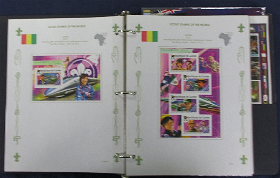 Worldwide Scouts on Stamps Collection, 2007//2016 (Est $600-800)