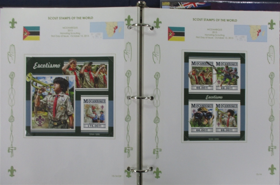 Worldwide Scouts on Stamps Collection, 2007//2016 (Est $600-800)