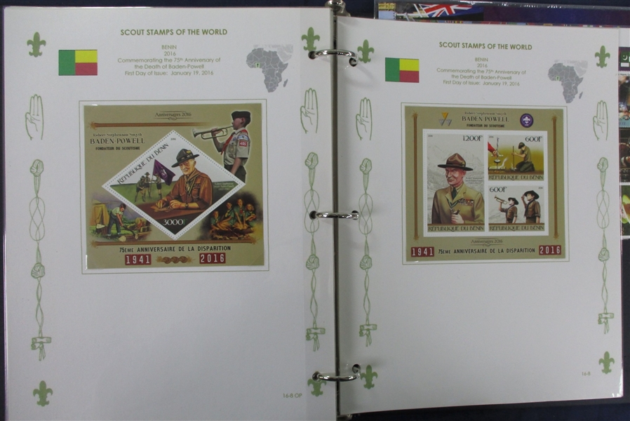 Worldwide Scouts on Stamps Collection, 2007//2016 (Est $600-800)