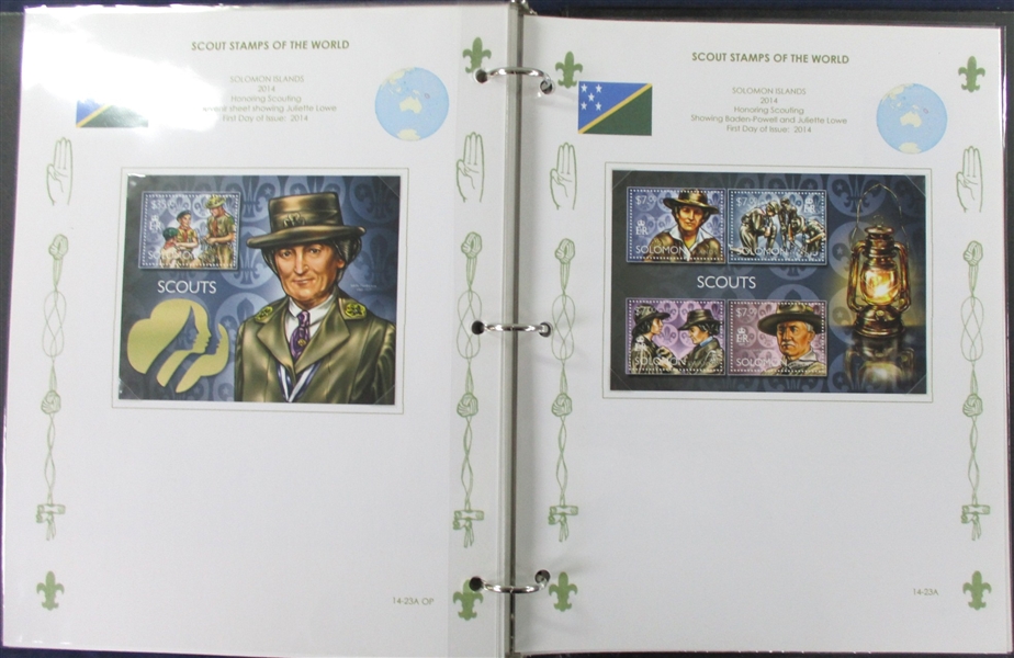 Worldwide Scouts on Stamps Collection, 2007//2016 (Est $600-800)