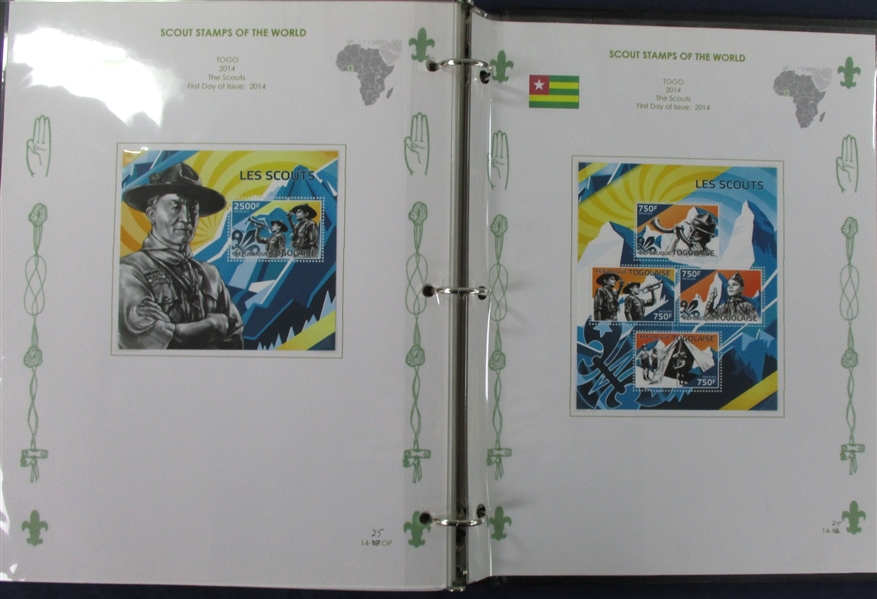Worldwide Scouts on Stamps Collection, 2007//2016 (Est $600-800)