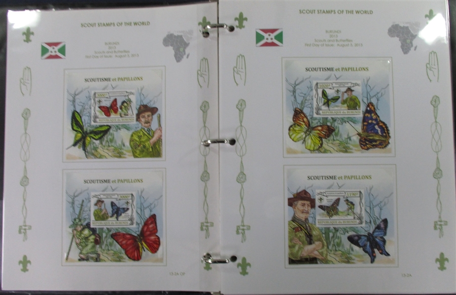 Worldwide Scouts on Stamps Collection, 2007//2016 (Est $600-800)