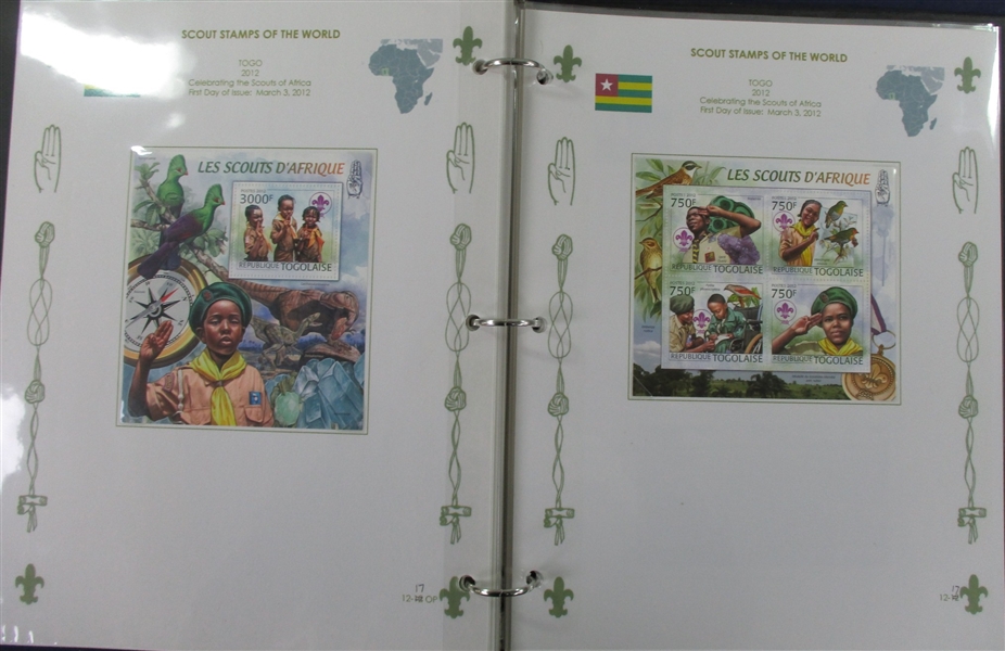 Worldwide Scouts on Stamps Collection, 2007//2016 (Est $600-800)