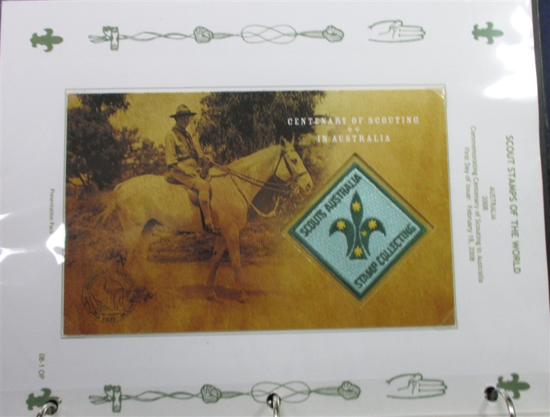 Worldwide Scouts on Stamps Collection, 2007//2016 (Est $600-800)