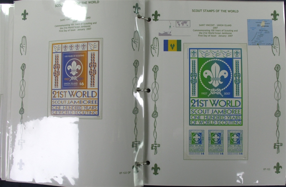 Worldwide Scouts on Stamps Collection, 2007//2016 (Est $600-800)