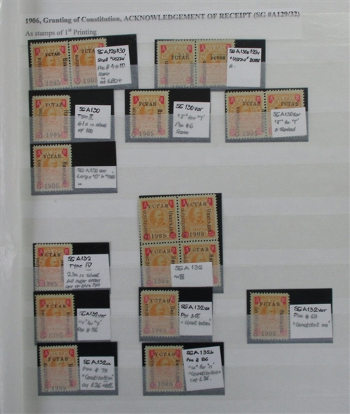 Montenegro Specialized Collection in Stockbook 1902-1906 (Est $800-1000)