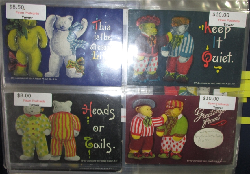 Teddy Bear Postcards I (Est $250-300)