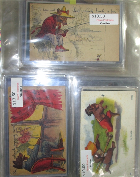 Teddy Bear Postcards I (Est $250-300)
