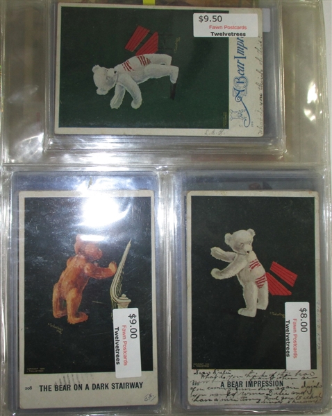 Teddy Bear Postcards I (Est $250-300)