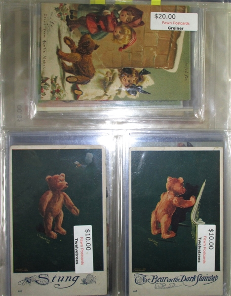 Teddy Bear Postcards I (Est $250-300)