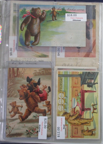 Teddy Bear Postcards I (Est $250-300)