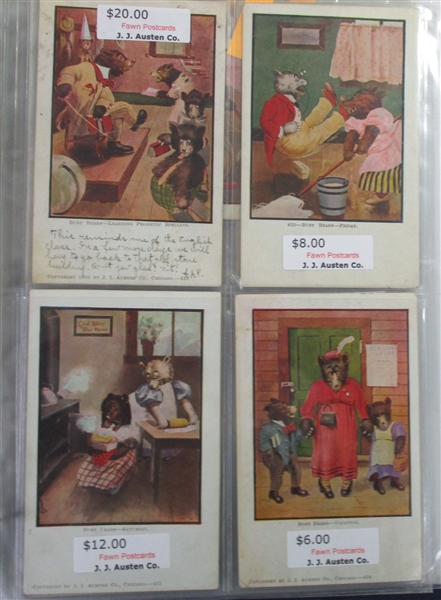 Teddy Bear Postcards II (Est $250-300)