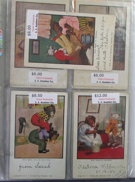 Teddy Bear Postcards II (Est $250-300)