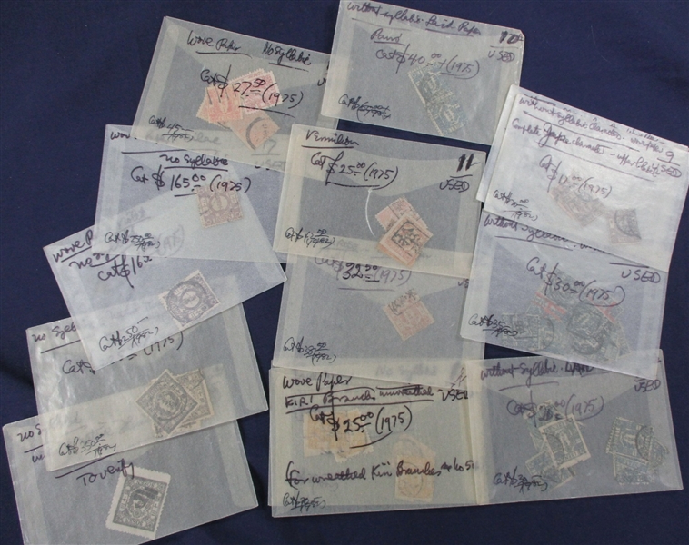 Japan - Large Accumulation in Glassines (Est $4000-5000)